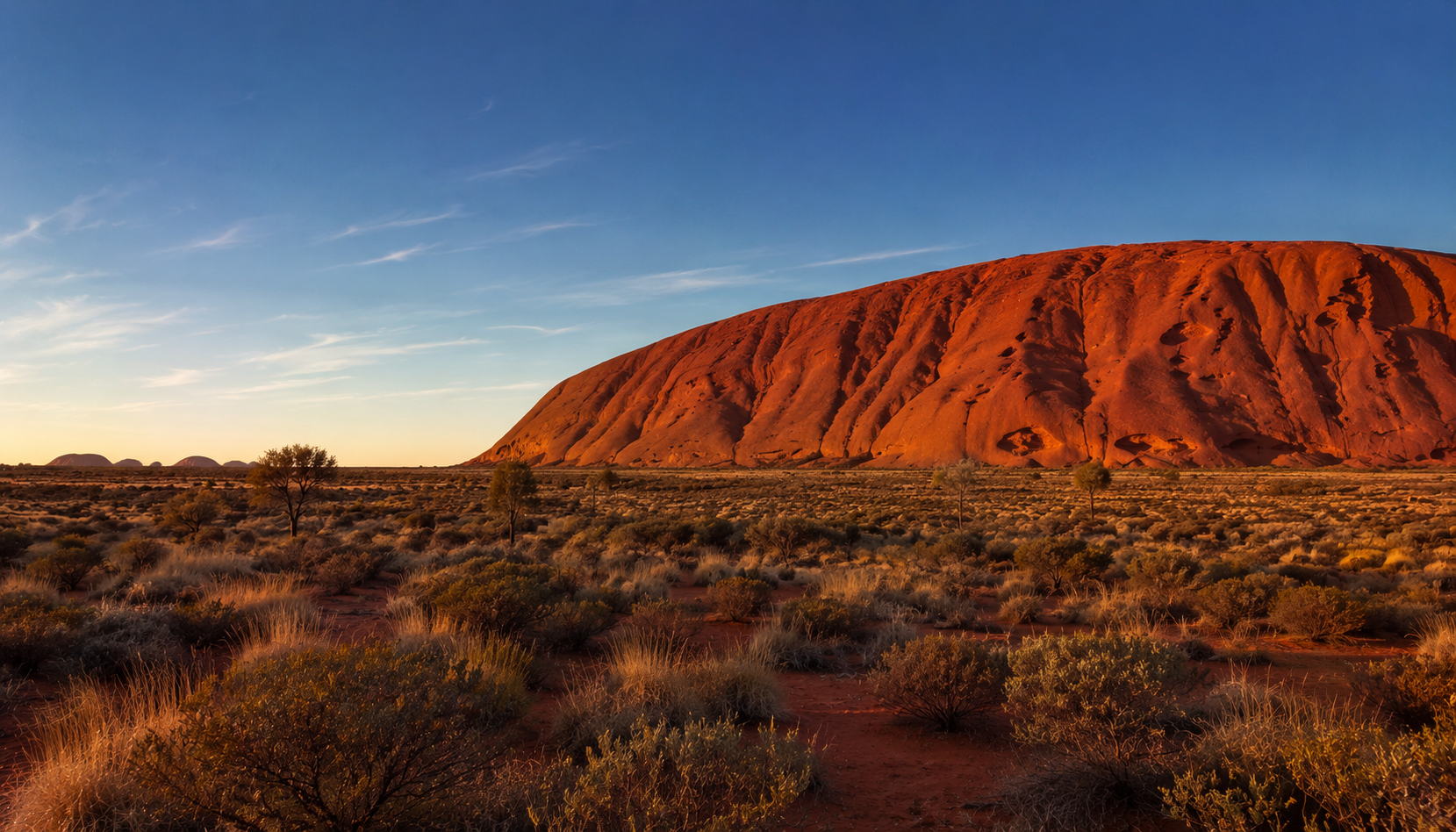 Uluru at golden hour · Australia